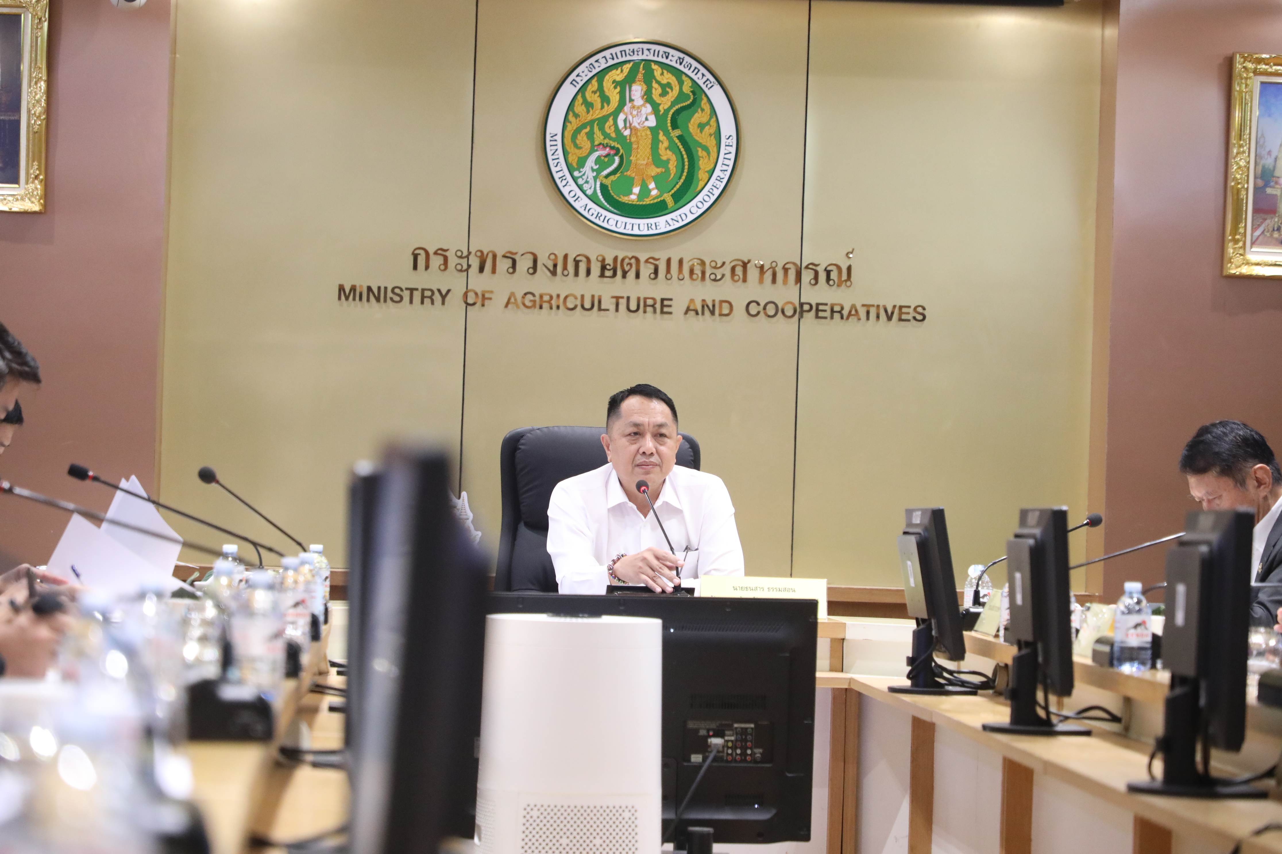 title - ส.ป.ก. เข้าร่วมประชุม ติดตามการขับเคลื่อนข้อสั่งการของรัฐมนตรีว่าการกระทรวงเกษตรและสหกรณ์